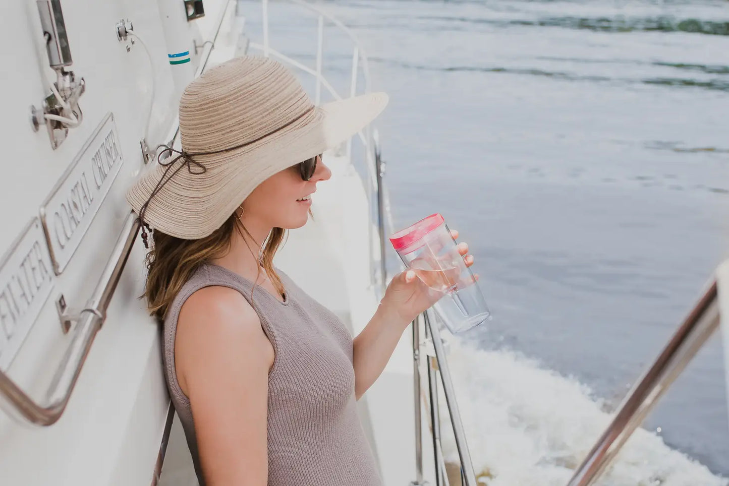 PREORDER: Portable Wine Cup with Acrylic Lid in Black