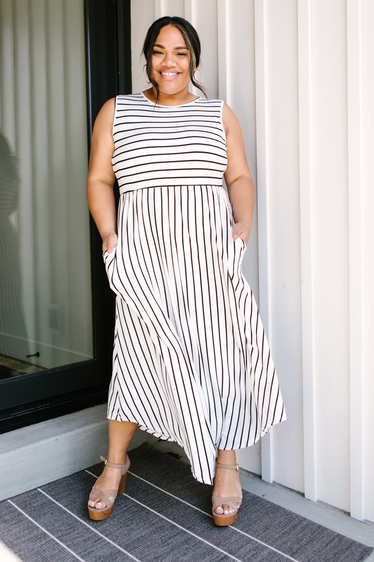 Beach Day Dress In Ivory