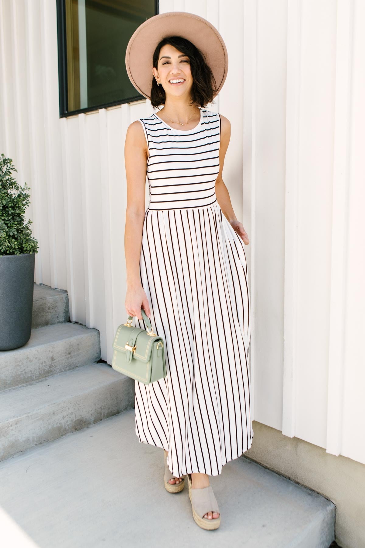 Beach Day Dress In Ivory