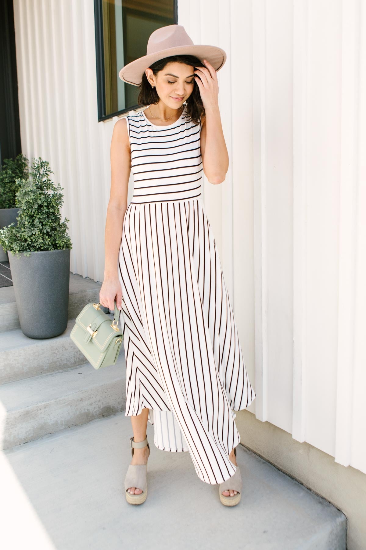 Beach Day Dress In Ivory