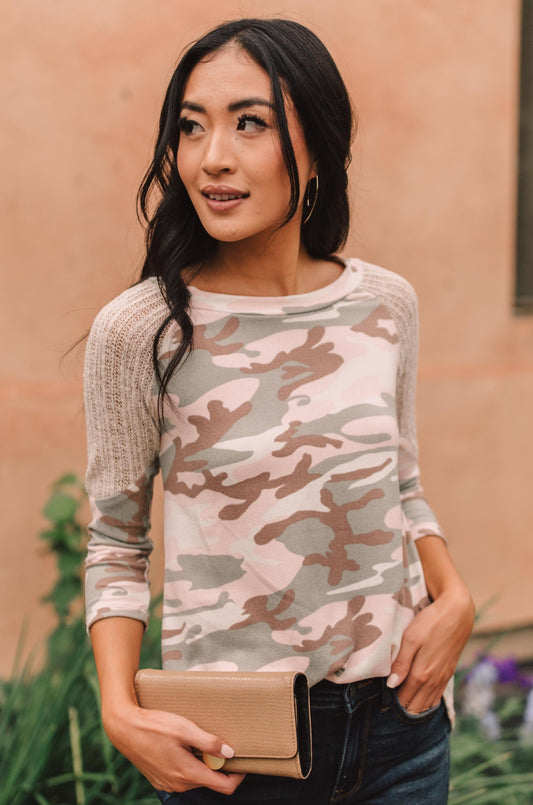 Not So Active Duty Camo Top