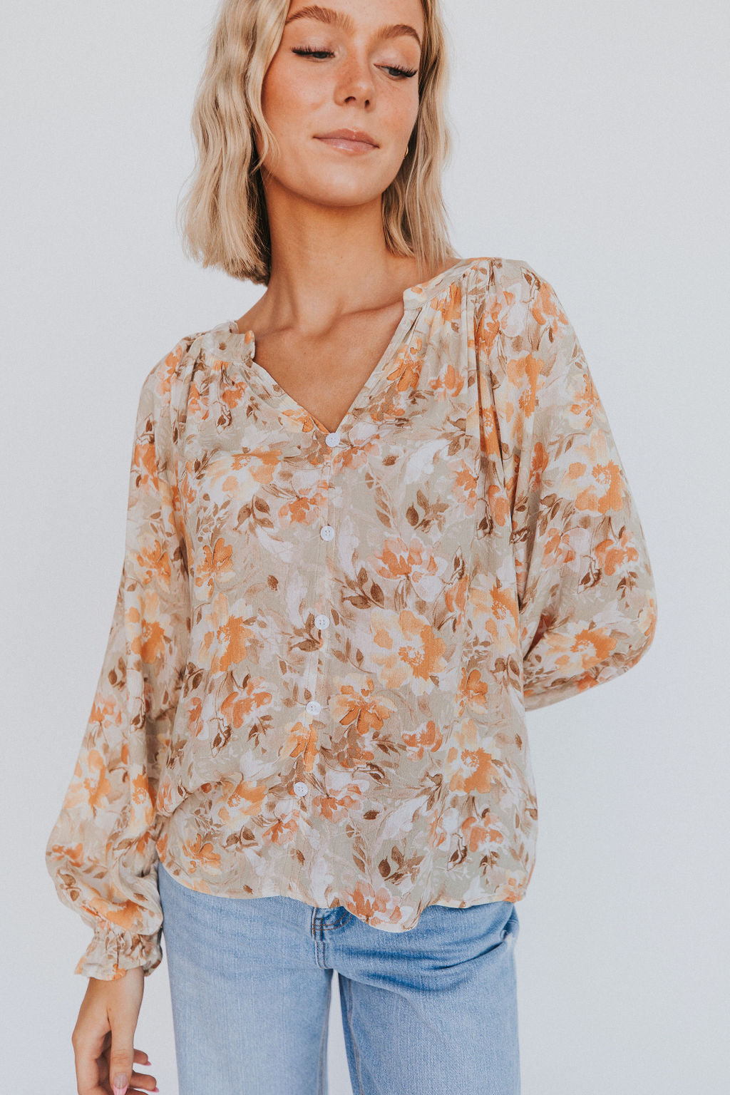 Figure It Out Floral Top