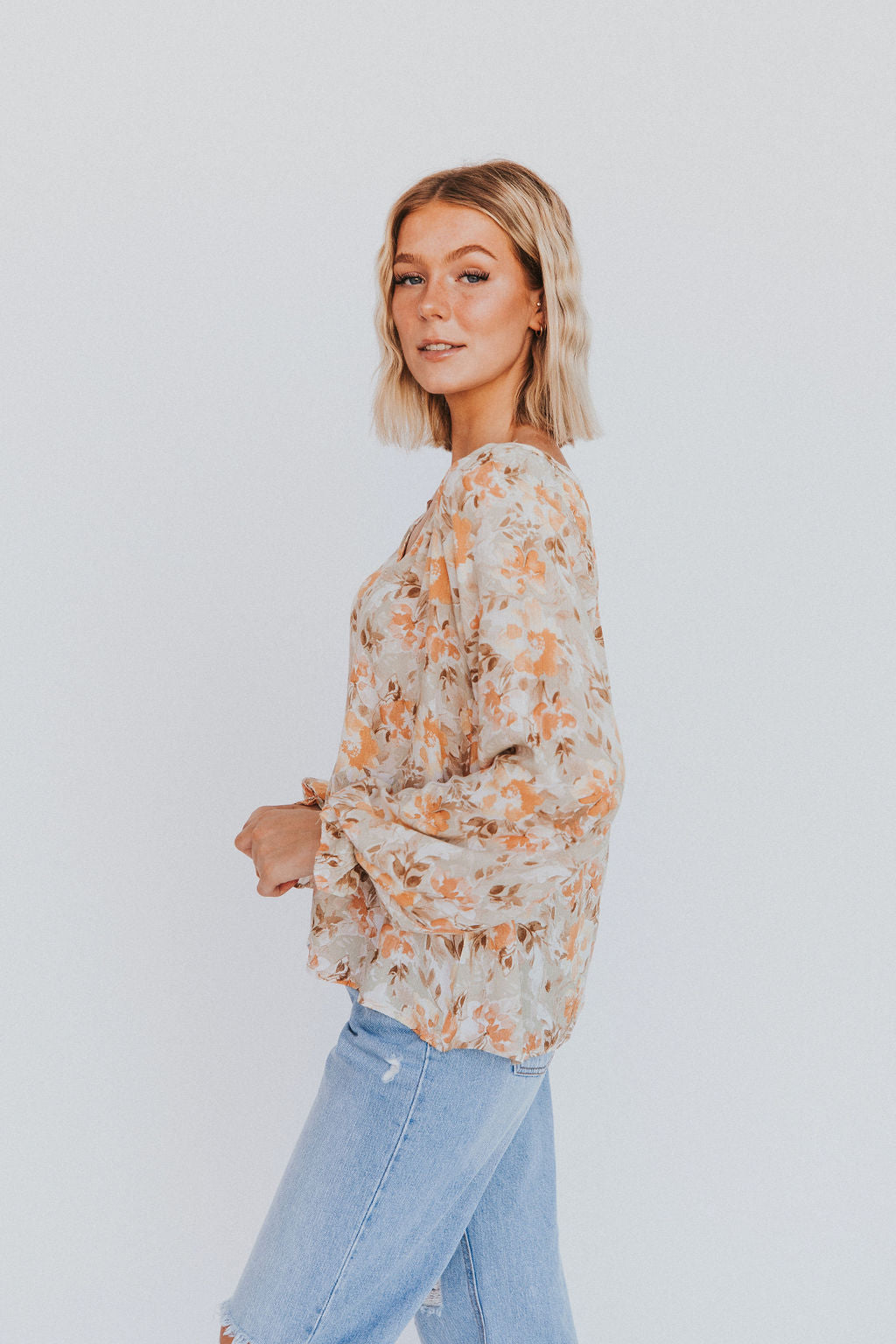 Figure It Out Floral Top