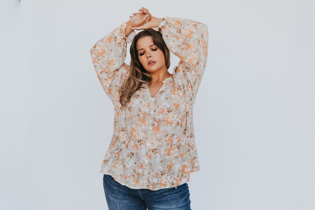 Figure It Out Floral Top