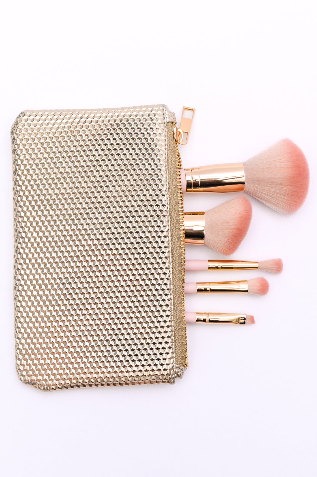 Pure Glam 5 Piece Brush Set with Bag