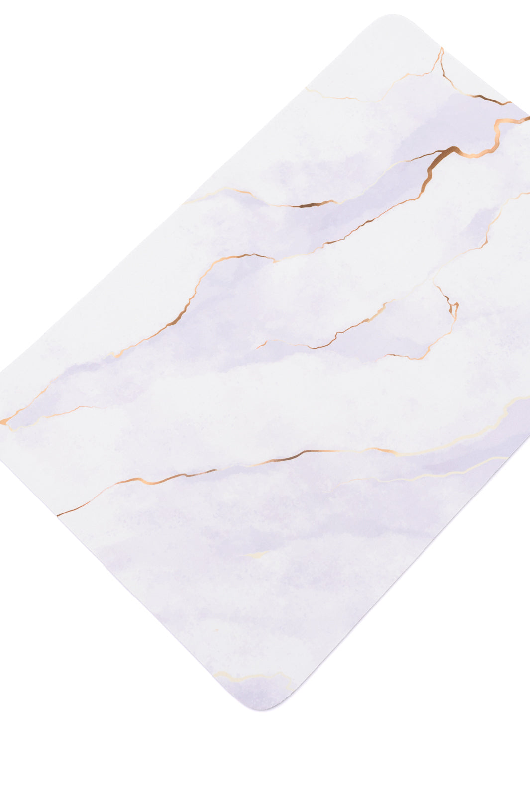 Say No More Luxury desk pad in White Marble