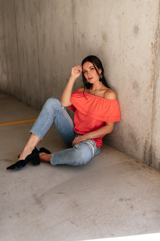 Sexy Señorita Off-Shoulder Top In Pink