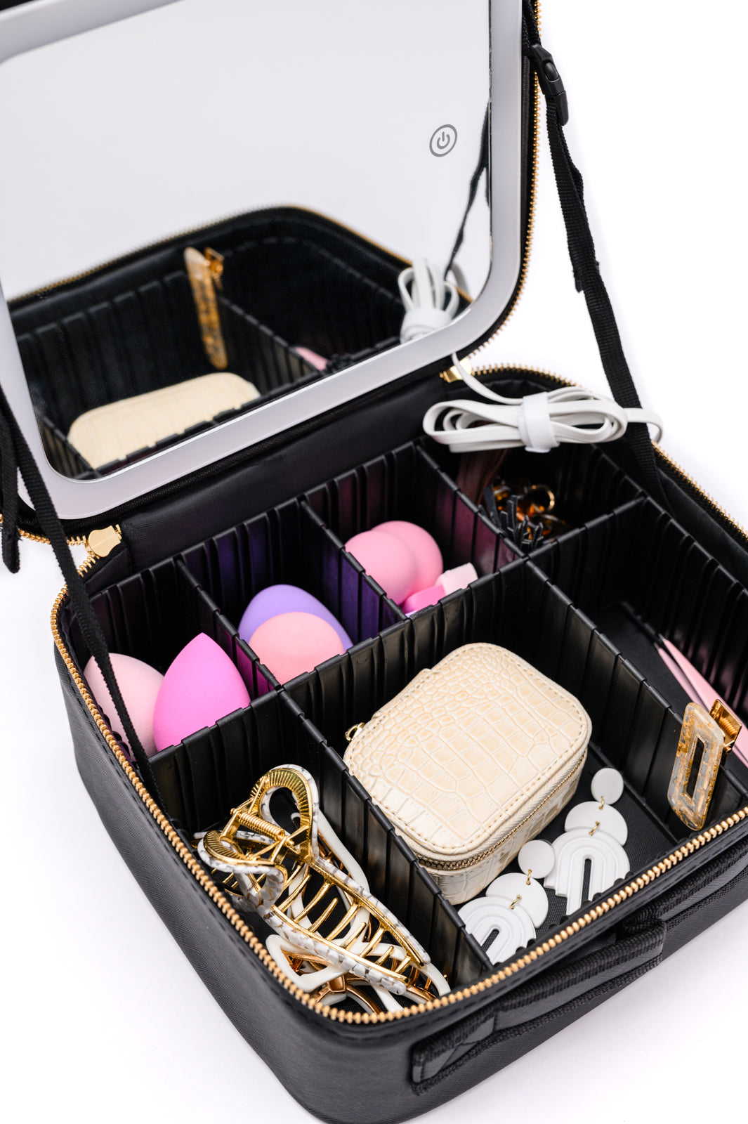 She's All That LED Makeup Case in Black