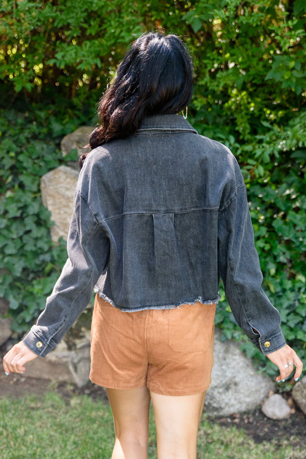 TTYL Jacket In Black Denim