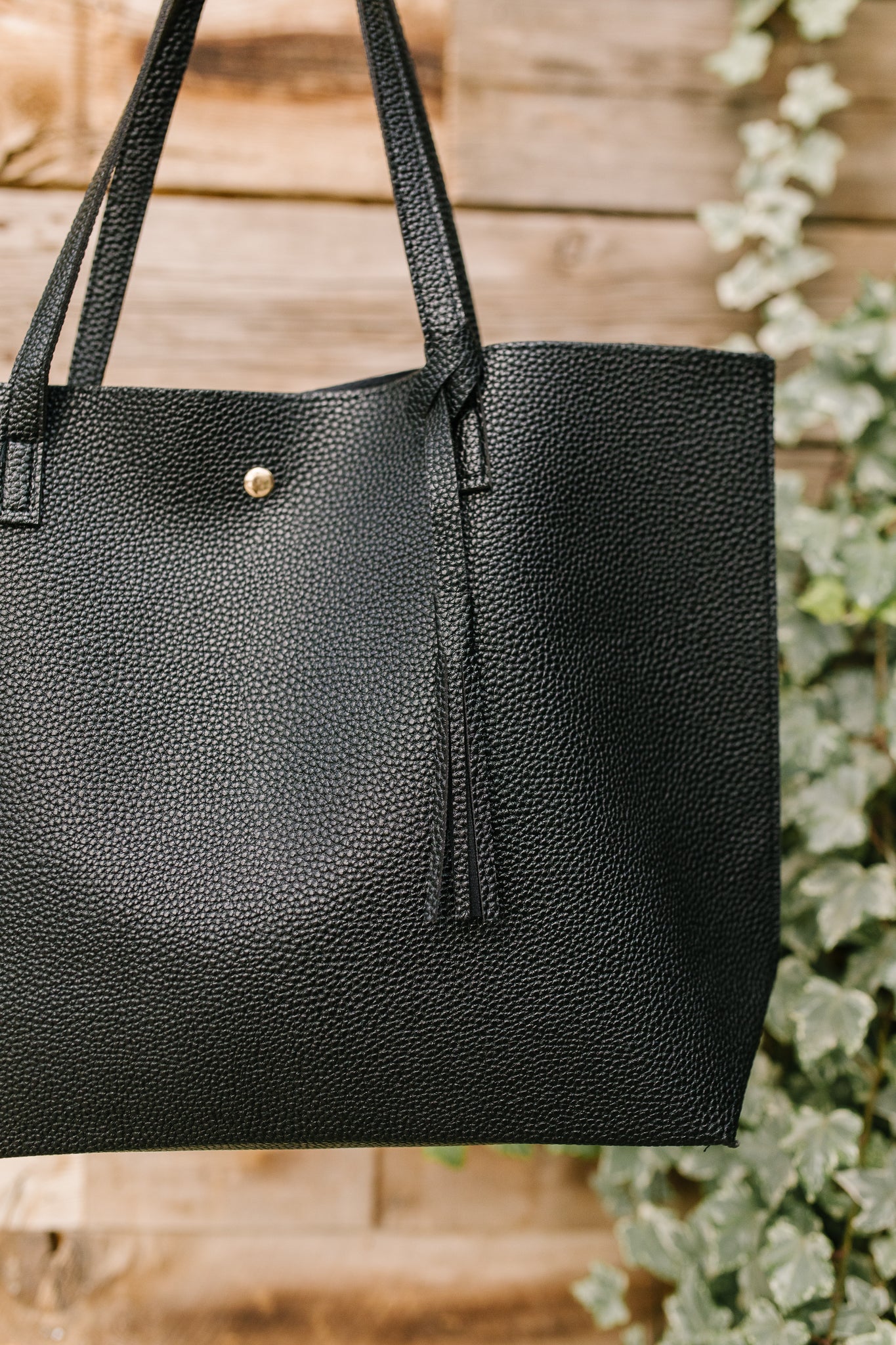 Valerie Faux Leather Tote Bag