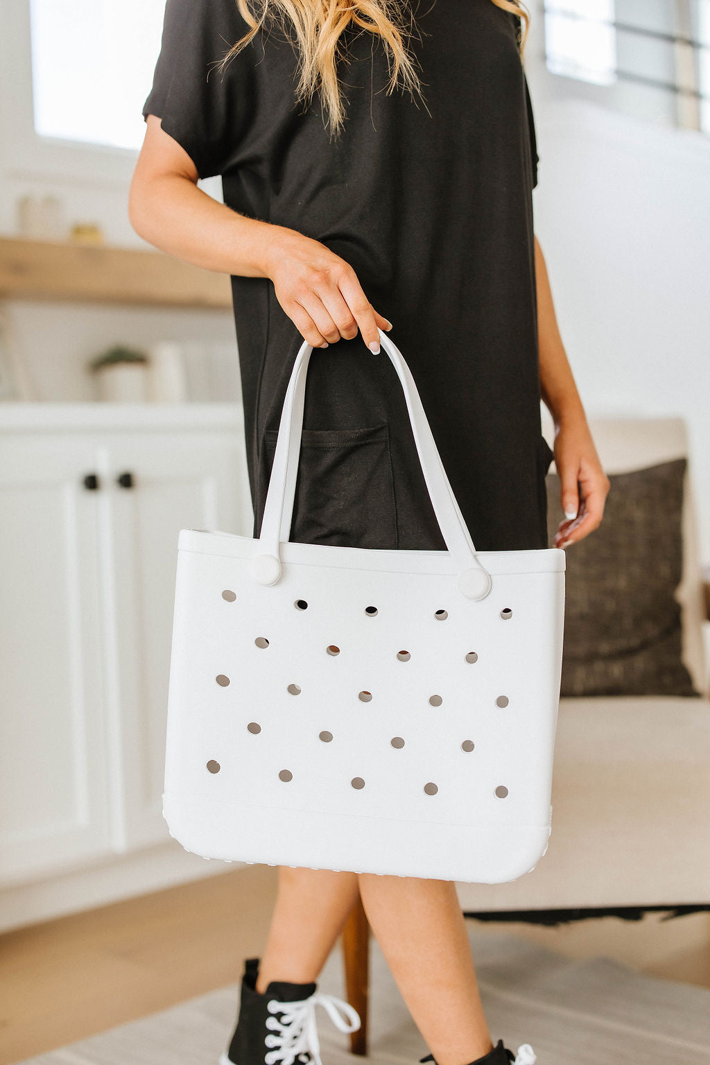 PREORDER: Waterproof Tote Bag in White