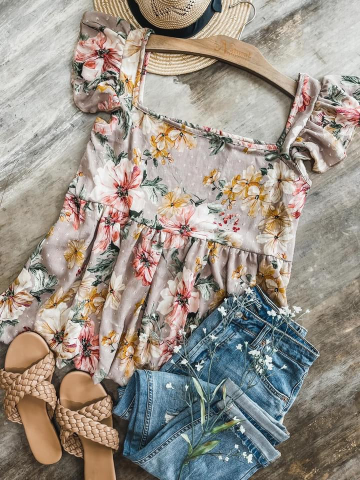 SLOANE FLORAL TOP