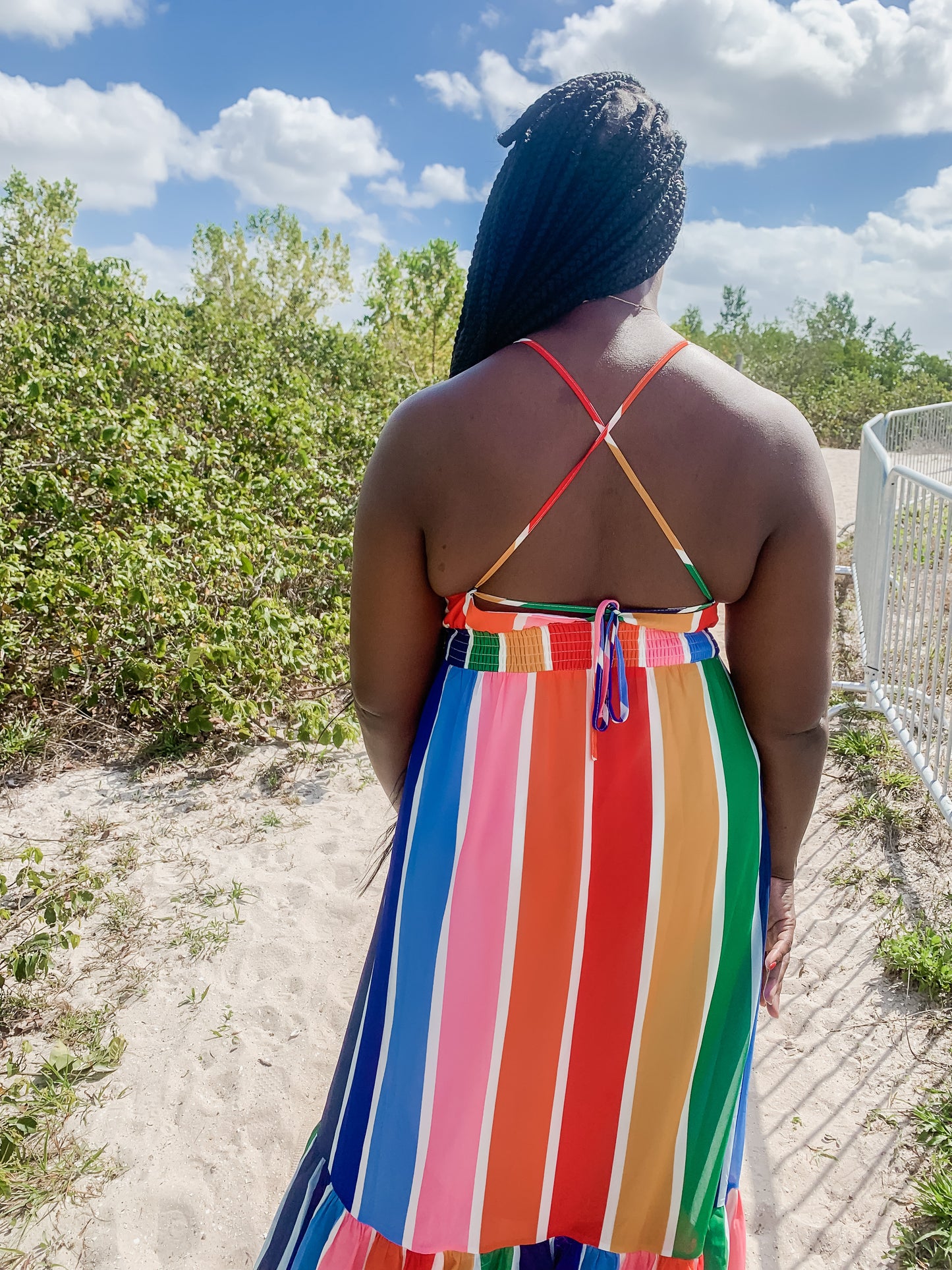 Rainbow Maxi Dress