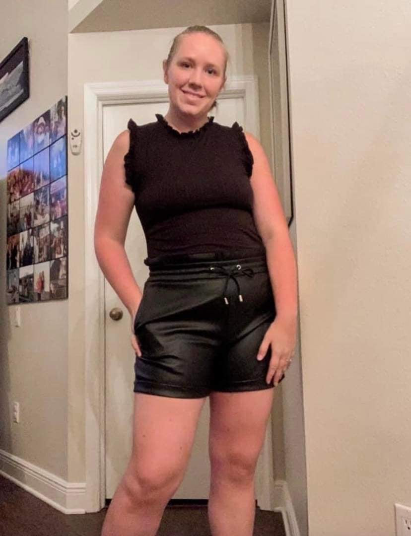 Faux Leather Shorts