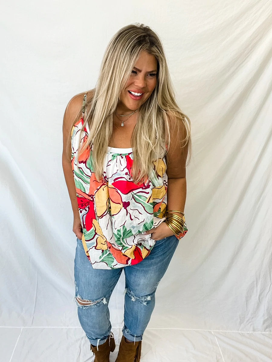 LAKEN FLORAL TANK