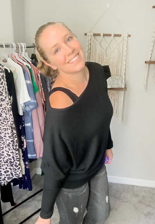 Rachel Off the Shoulder Sweater